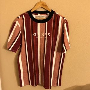 Guess Originals Vintage Vertical Striped T-Shirt